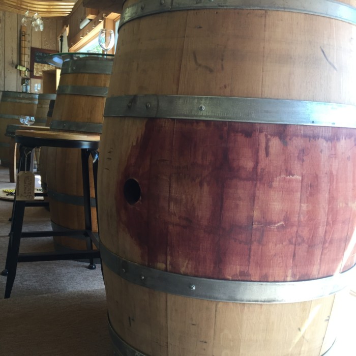 Sanded and Reinforced Wine Barrel 5