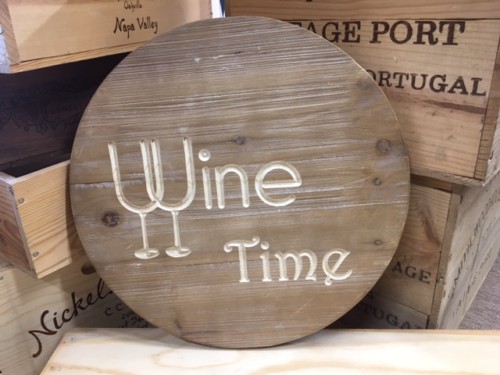 Wine Time Sign 3