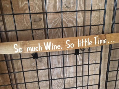 decorate your home with wine sign