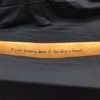 Its Not Drinking Alone If the Dog Is Home Painted Wine Barrel Stave Sign